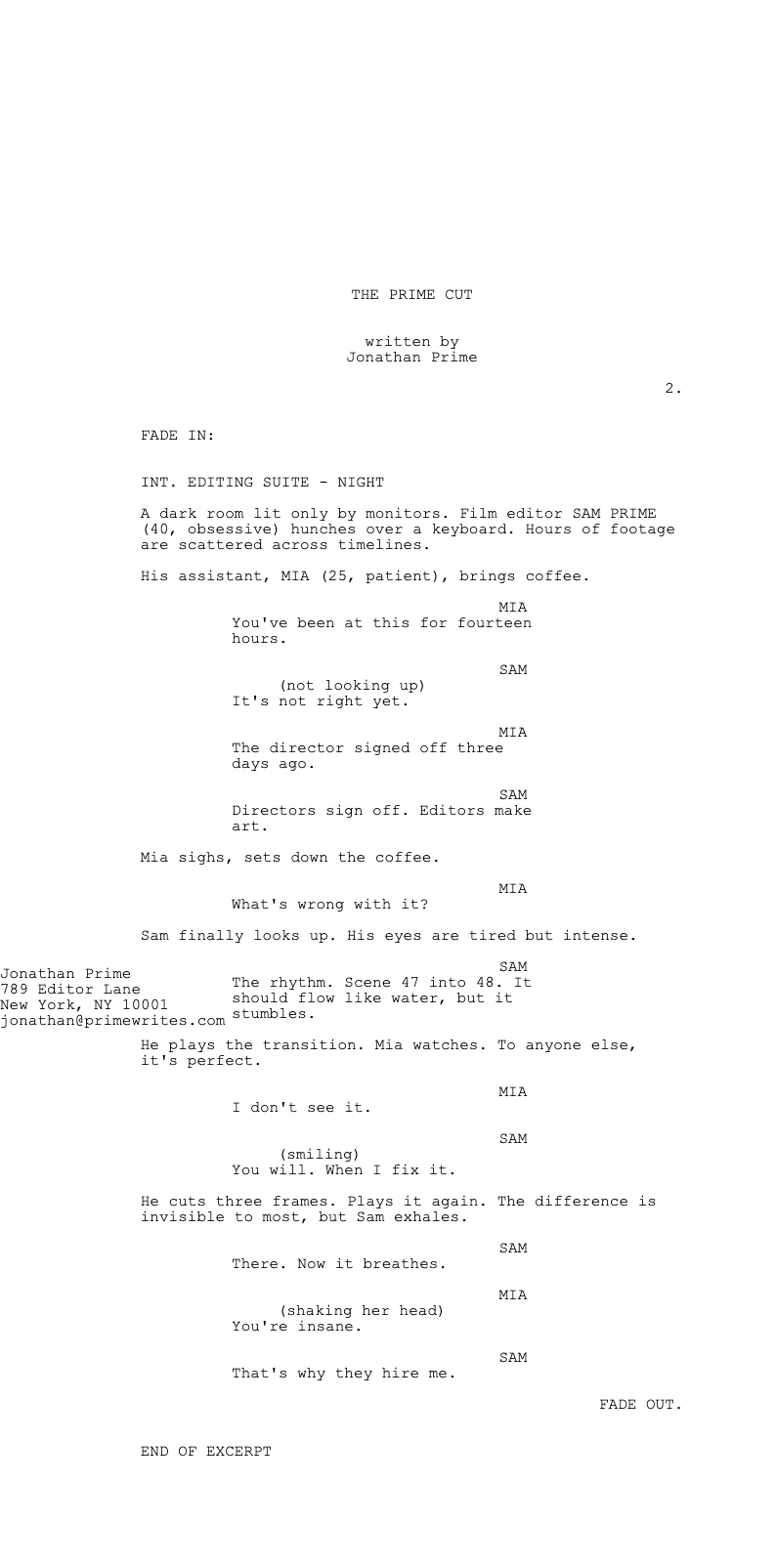 Courier Prime screenplay